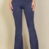 High-Waist Flare Leggings with Side Pockets