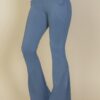 High-Waist Flare Leggings with Side Pockets