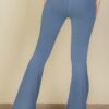 High-Waist Flare Leggings with Side Pockets