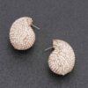 Faux Pearl Cascade Rhinestone Drop Earrings