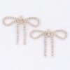Crystal Bow Rhinestone Earrings – Subtle Sparkle