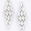 Cascading Rhinestone Drop Earrings – Crystal Sparkle