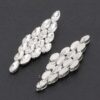 Cascading Rhinestone Drop Earrings – Crystal Sparkle