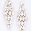 Cascading Rhinestone Drop Earrings – Crystal Sparkle