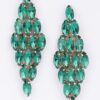 Cascading Rhinestone Drop Earrings – Crystal Sparkle