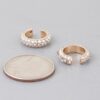 Bejeweled Rhinestone Ear Cuff Earrings – 0.5 in