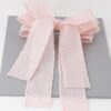Double-Layer Ribbon Hair Pin – Soft Fabric Bow