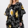 Fuzzy Aztec Kimono – Soft Open-Front Wrap