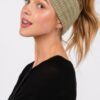 Fuzzy Cable Knit Headband – Plush Nylon Ear Warmer