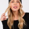 Fuzzy Cable Knit Headband – Plush Nylon Ear Warmer