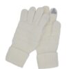 Fuzzy Cable Knit Smart-Touch Gloves – Plush Nylon