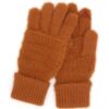 Fuzzy Cable Knit Smart-Touch Gloves – Plush Nylon