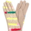 Smart-Touch Gloves – Multicolor Yarn Pattern