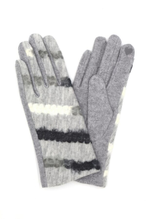 Smart-Touch Gloves – Multicolor Yarn Pattern