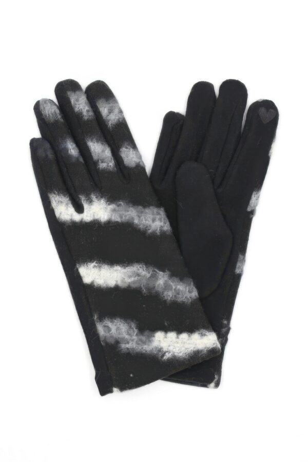 Smart-Touch Gloves – Multicolor Yarn Pattern