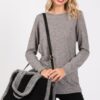 Fleece-Trim Tote & Convertible Crossbody Bag