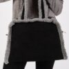 Fleece-Trim Tote & Convertible Crossbody Bag