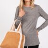 Fleece-Trim Tote & Convertible Crossbody Bag