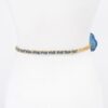 Floral Double-Layer Metal Chain Belt – 46″ Length