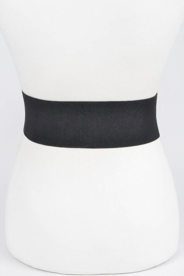 Lion-Head Buckle Elastic Waist Belt – Gold Medallion