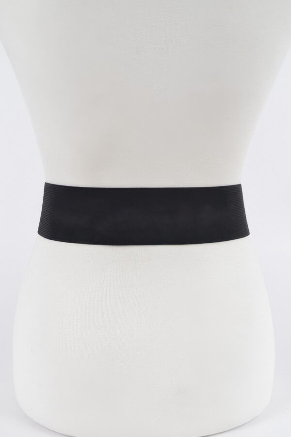 Elastic Ribbon Belt – Bow-Tie Waistband, 2.5″ Wide