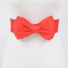Elastic Ribbon Belt – Bow-Tie Waistband, 2.5″ Wide