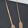 Double-Leaf Closure Metal Waist Belt