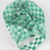 Checkerboard Woven Poly Tote – Slim Graphic Bag