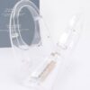 Clear Acrylic Clutch with Detachable Chain