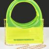 Clear Acrylic Clutch with Detachable Chain