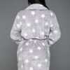 Kaylee Plush Robe – Star Print