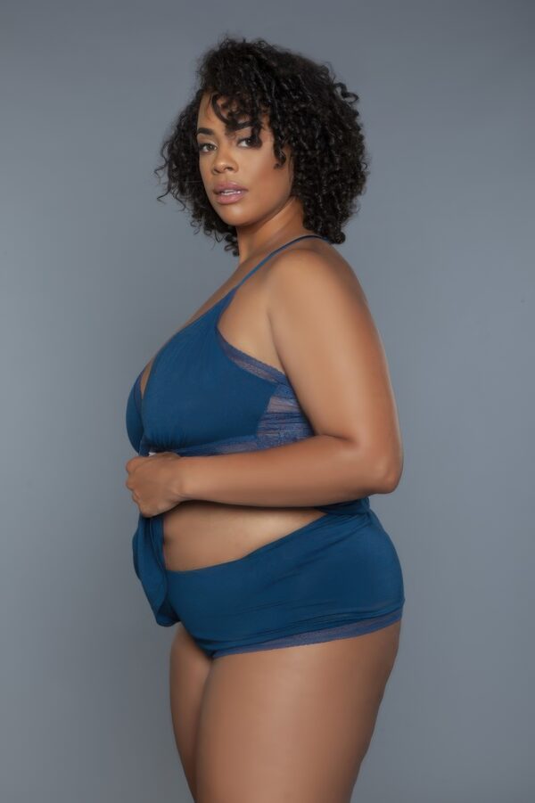 Piper Cami Set – Lace-Trimmed Knit Cami & Shorts