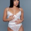 Bettany Lace Underwire Bodysuit with Keyhole Back