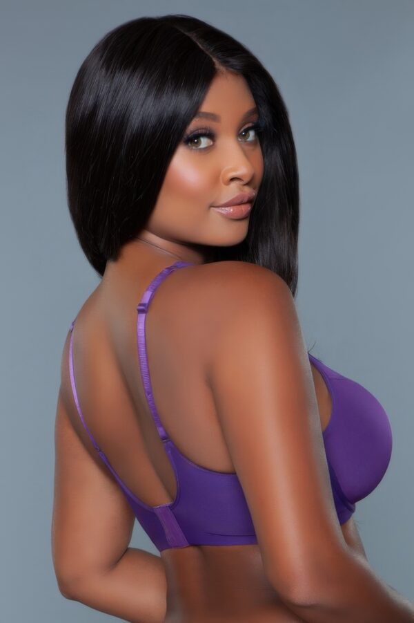 Kristy Seamless Full-Coverage Bra with Mesh Panels
