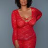 Lynn Lace Chemise with Crisscross Straps