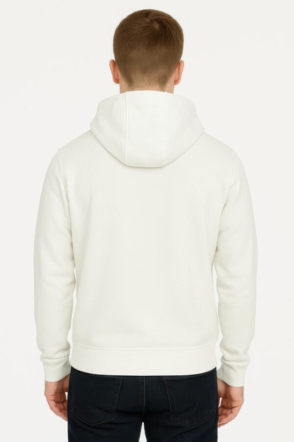 Full-Zip Hoodie – 65/35 Cotton-Poly Waist-Length