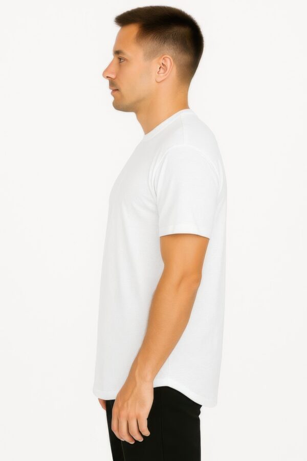 Curved-Hem Athletic Sports T-Shirt