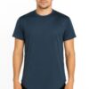 Curved-Hem Athletic Sports T-Shirt