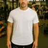 Curved-Hem Athletic Sports T-Shirt