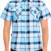 Men’s Checkered Two-Pocket Shirt – Regular Fit
