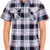Men’s Checkered Two-Pocket Shirt – Regular Fit