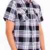 Men’s Checkered Two-Pocket Shirt – Regular Fit