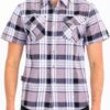 Men’s Checkered Two-Pocket Shirt – Regular Fit
