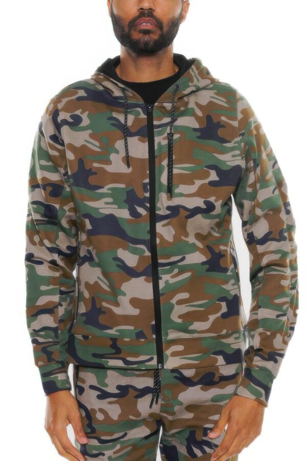 Solid Heathered Zip-Up Jacket – Men’s Everyday Layer
