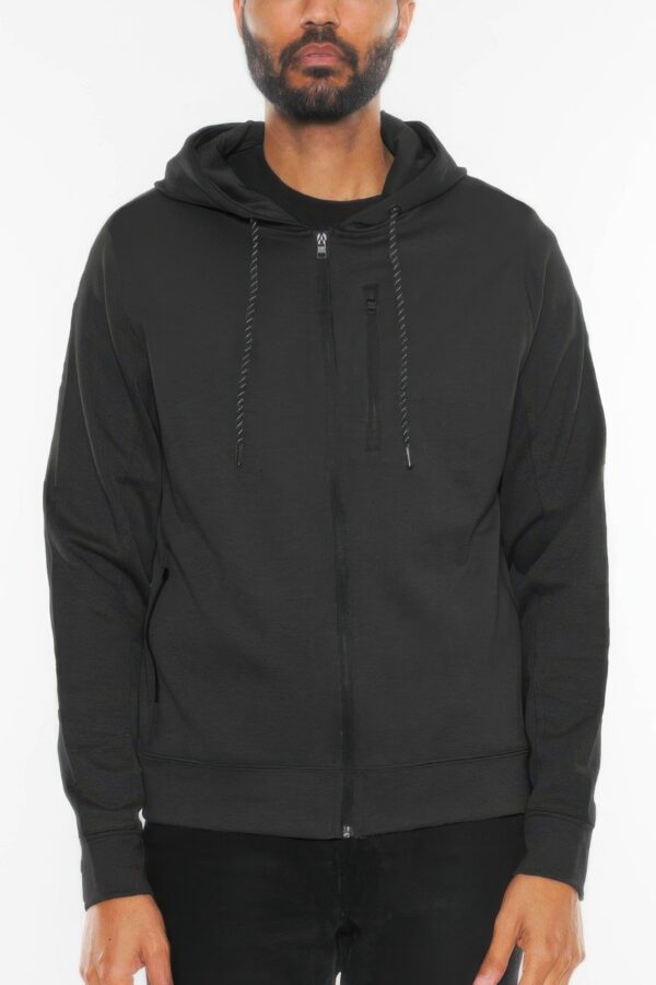 Solid Heathered Zip-Up Jacket – Men’s Everyday Layer