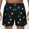 Avocado Print Swim Shorts – Quick-Dry Polyester