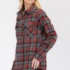 Oversized Plaid Flannel Shirt – Relaxed Boyfriend Fit