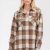 Oversized Plaid Flannel Shirt – Relaxed Boyfriend Fit