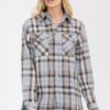 Oversized Plaid Flannel Shirt – Relaxed Boyfriend Fit