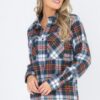 Oversized Plaid Flannel Shirt – Relaxed Boyfriend Fit